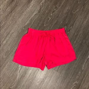 Milly Silk Drawstring Shorts